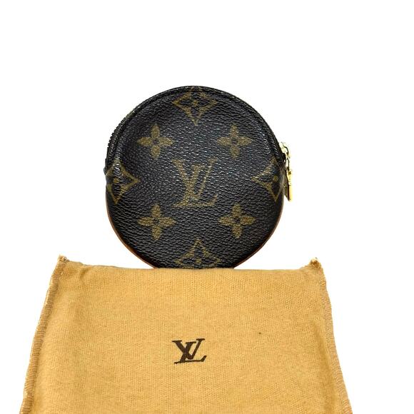 Louis Vuitton LV Monogram Porte Monnaie Round Coin Purse Pouch - Picture 2 of 6